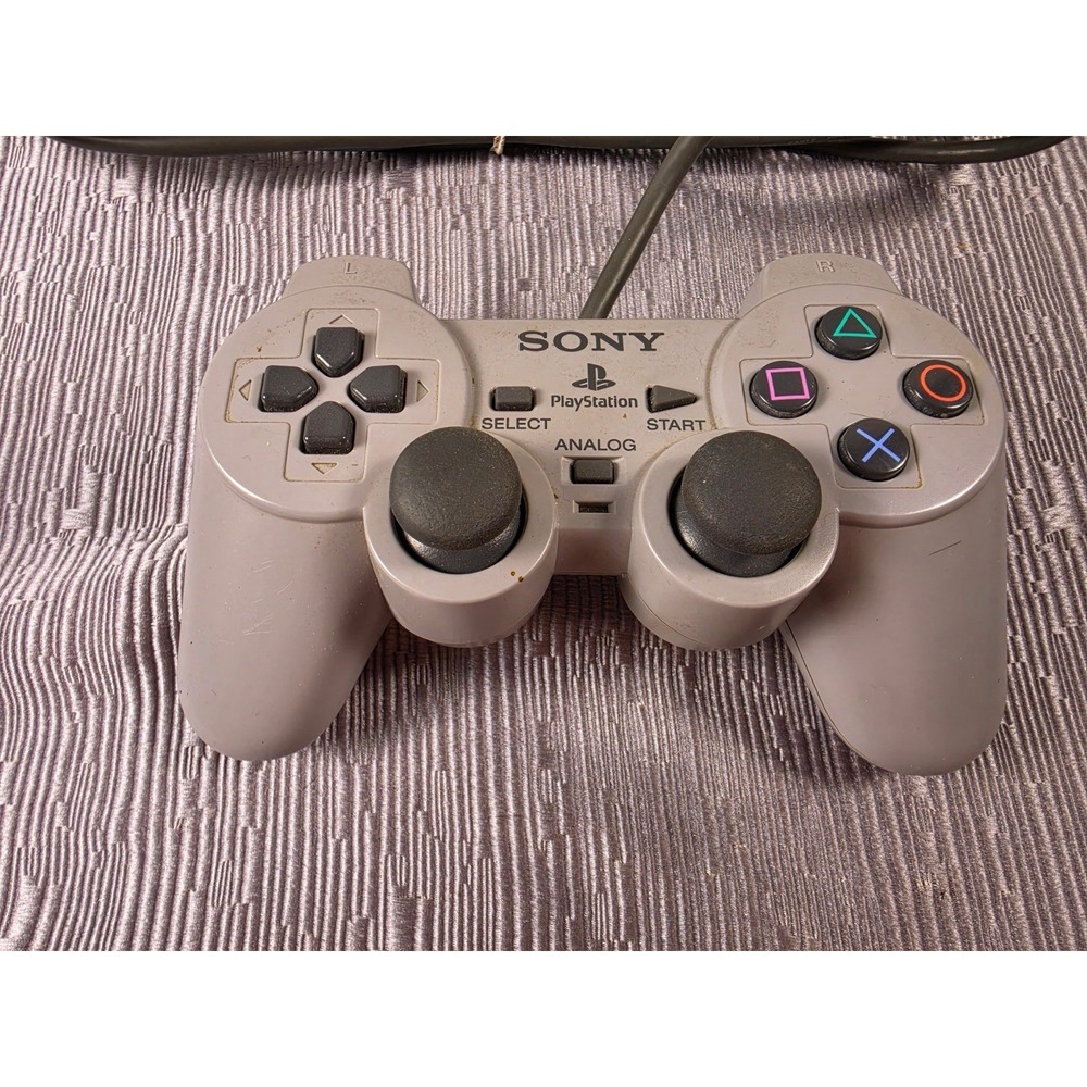 OEM Sony PlayStation 1 PS1 PSOne DualSHOCK Analog Controller SCPH-1200 GREY